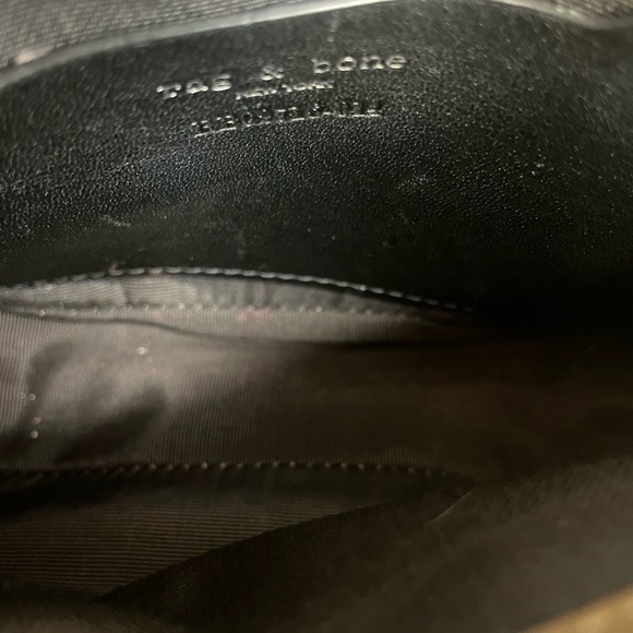 Rag & Bone Mini Pilot Crossbody Purse Bag - Taupe & Black, beige, small - Picture 8 of 16